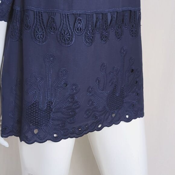 Sail to Sable Navy Tunic Size Small - Picture 4 of 7
